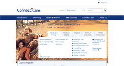 Desktop Screenshot of myconnecticare.com