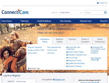 Tablet Screenshot of myconnecticare.com